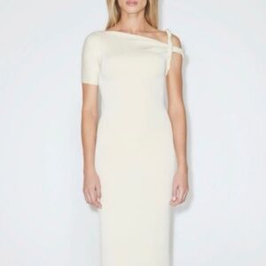 Khy SUEDED STRETCH TWIST MAXI DRESS